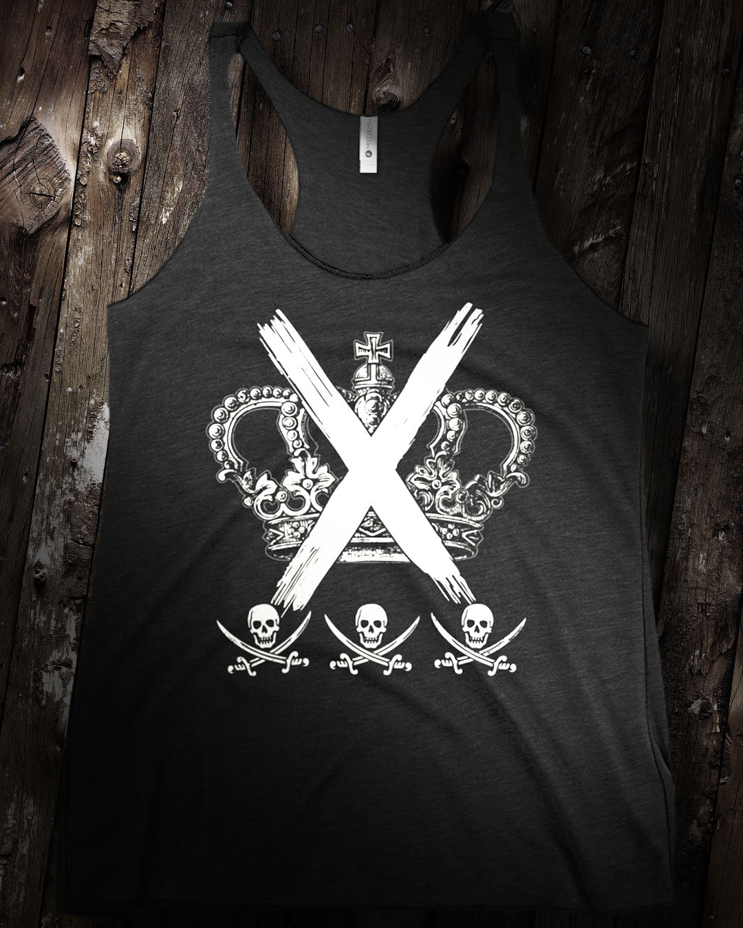 Crossed & Crownless Racerback