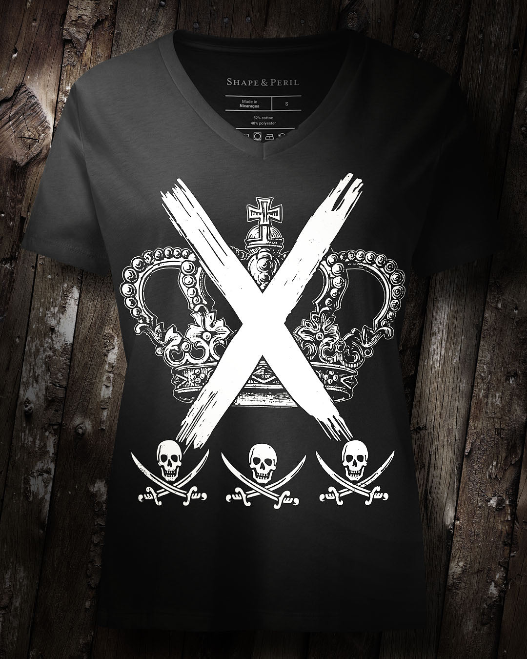 Crossed & Crownless V-Neck, Women's