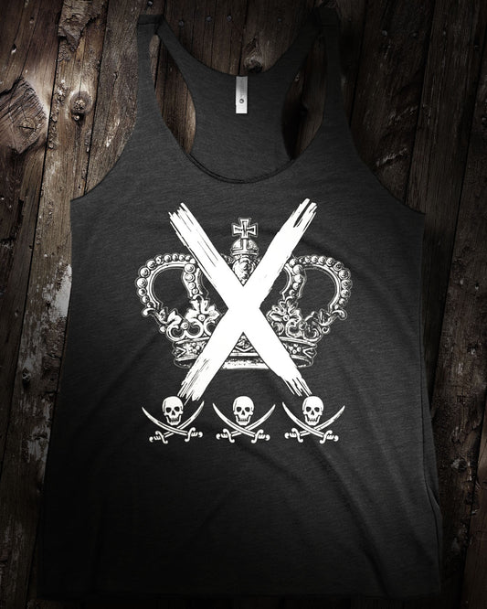Crossed & Crownless Racerback